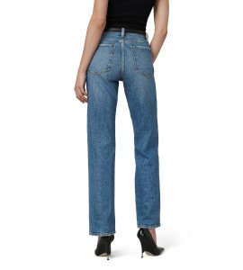 Women's Smoky Grey Rhinestone Straight Jeans