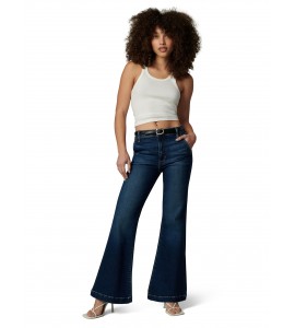 Women's Navy High Rise Wide Leg Jeans