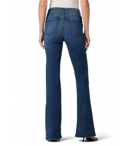 Women's High Rise Flare Jeans with Turned-Out Legs
