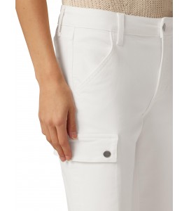 Women's White Bootcut Pants