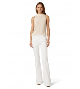 Women's White Bootcut Pants
