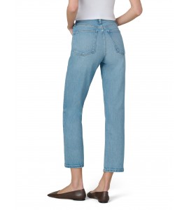 Women's light blue high waist slim fit jeans