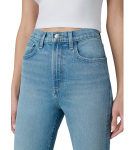 Women's light blue high waist slim fit jeans