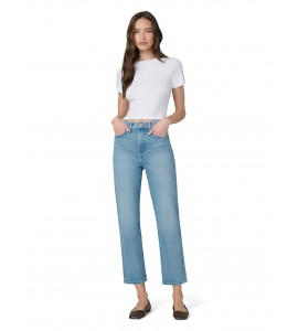 Women's light blue high waist slim fit jeans