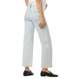 Women's Light Blue Maternity Wide Leg Jeans