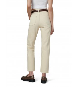 Women's Apricot High Rise Slim Fit Cropped Jeans