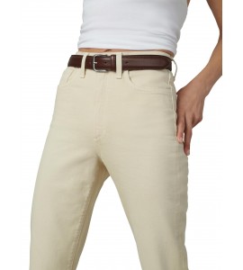 Women's Apricot High Rise Slim Fit Cropped Jeans