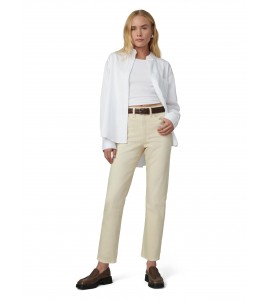 Women's Apricot High Rise Slim Fit Cropped Jeans