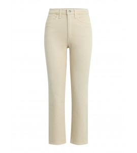 Women's Apricot High Rise Slim Fit Cropped Jeans