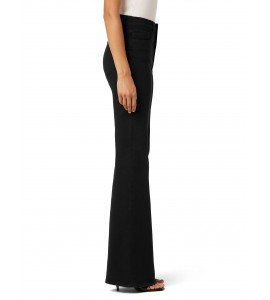 Black High-Rise Flared Jeans