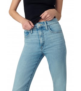 Women's High-Rise Flare Jeans with Slant Pockets