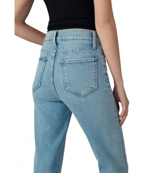 Women's High-Rise Flare Jeans with Slant Pockets