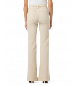 Women's Cream Flare Jeans