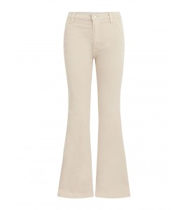 Women's Cream Flare Jeans