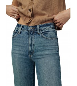 Women's Vintage Indigo Jeans with Cuffs