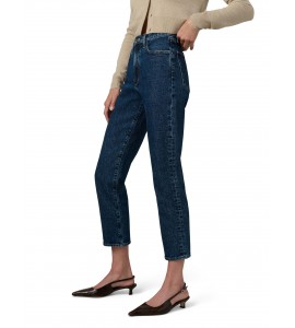 Indigo High Rise Slim Cropped Jeans