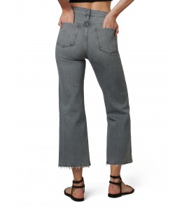 Women's Light Heart Jeans with Raw Edges
