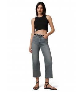 Women's Light Heart Jeans with Raw Edges